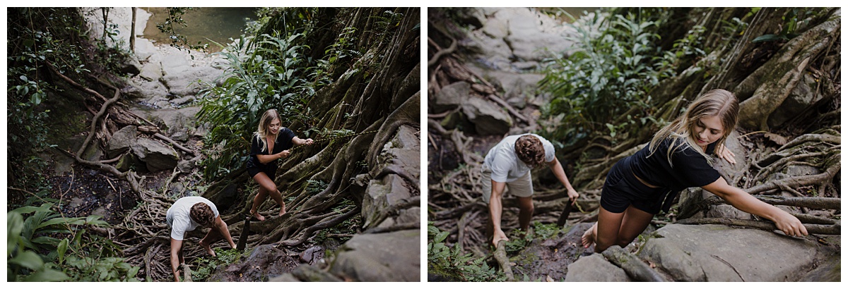 Maui Waterfall Couples Photography